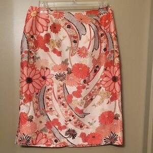 Elegant Floral Women's Pencil Skirt